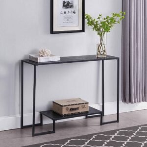 Gwen Console Table in Black Color