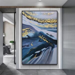 NATURE?S MAGNIFICENT STRATA MODERN ART | 43*62 inches.