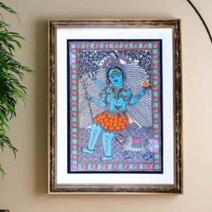 Lord Shiva Madhubani PAINTING | 31*39 Inch