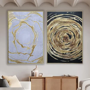Dynamic Radiance Swirl MODERN ART | 24*35 inches.
